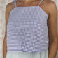Top Vichy Violet