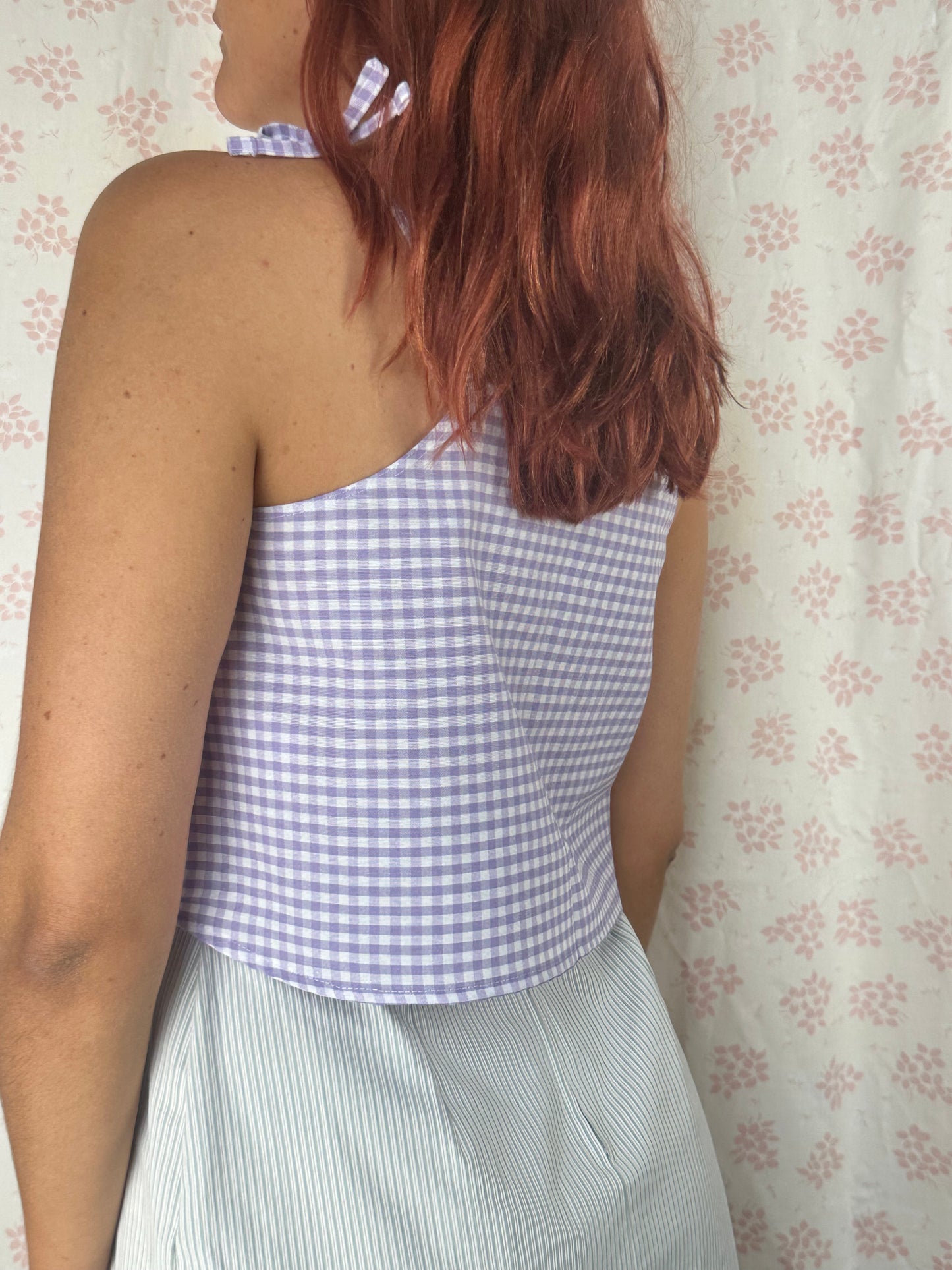 Top Vichy Violet