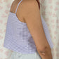 Top Vichy Violet