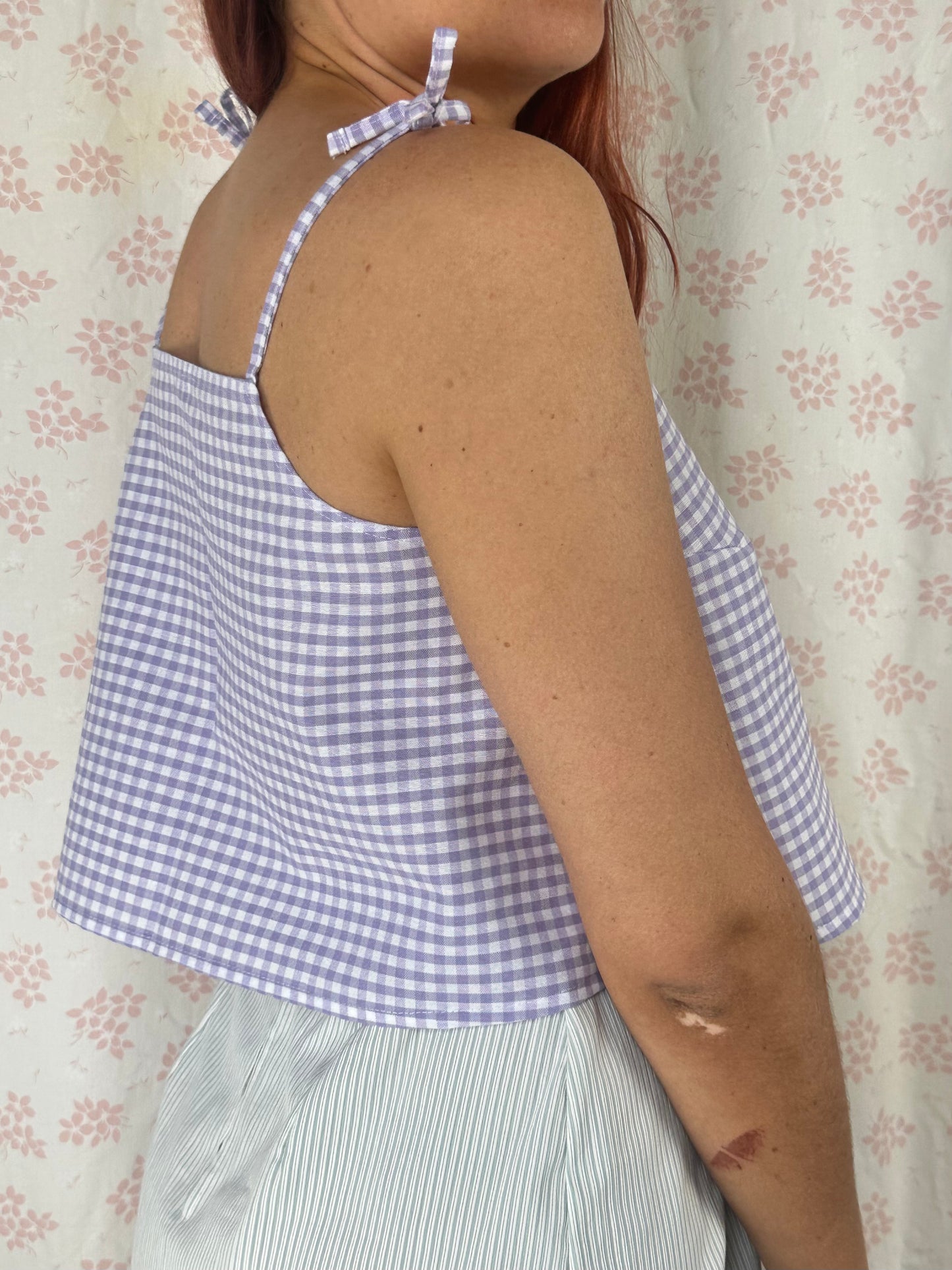 Top Vichy Violet