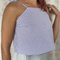 Top Vichy Violet