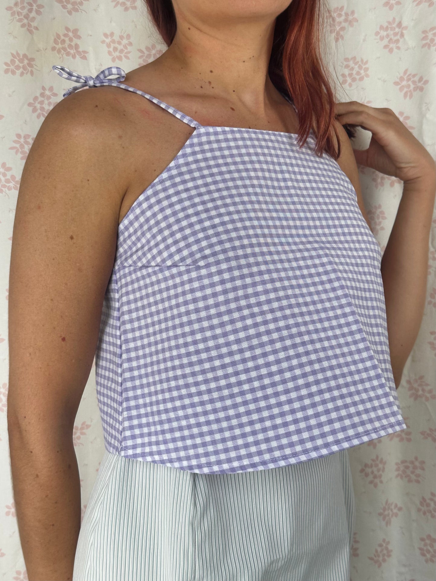 Top Vichy Violet