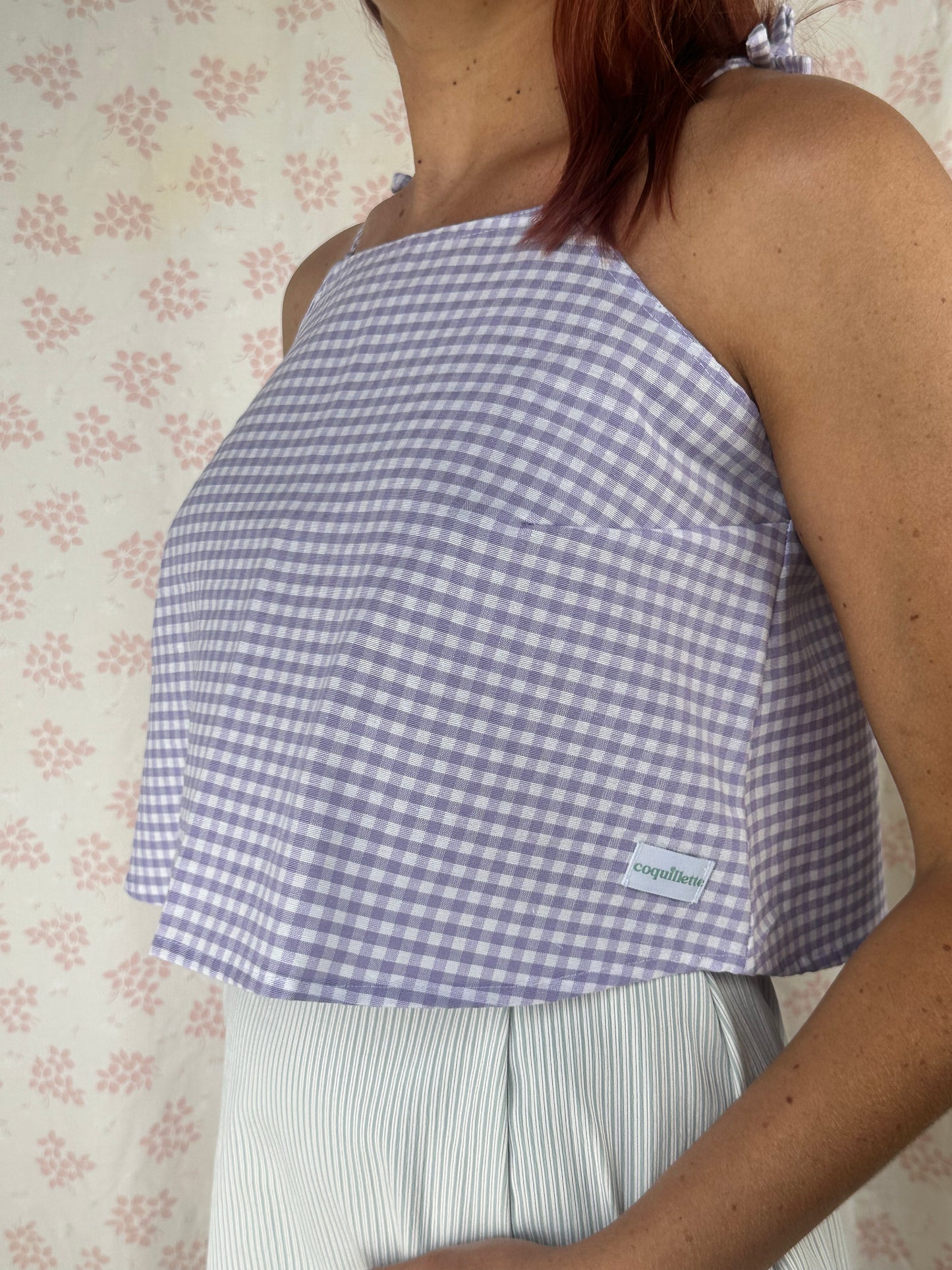 Top Vichy Violet