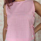 Haut Noeud Vichy Rose