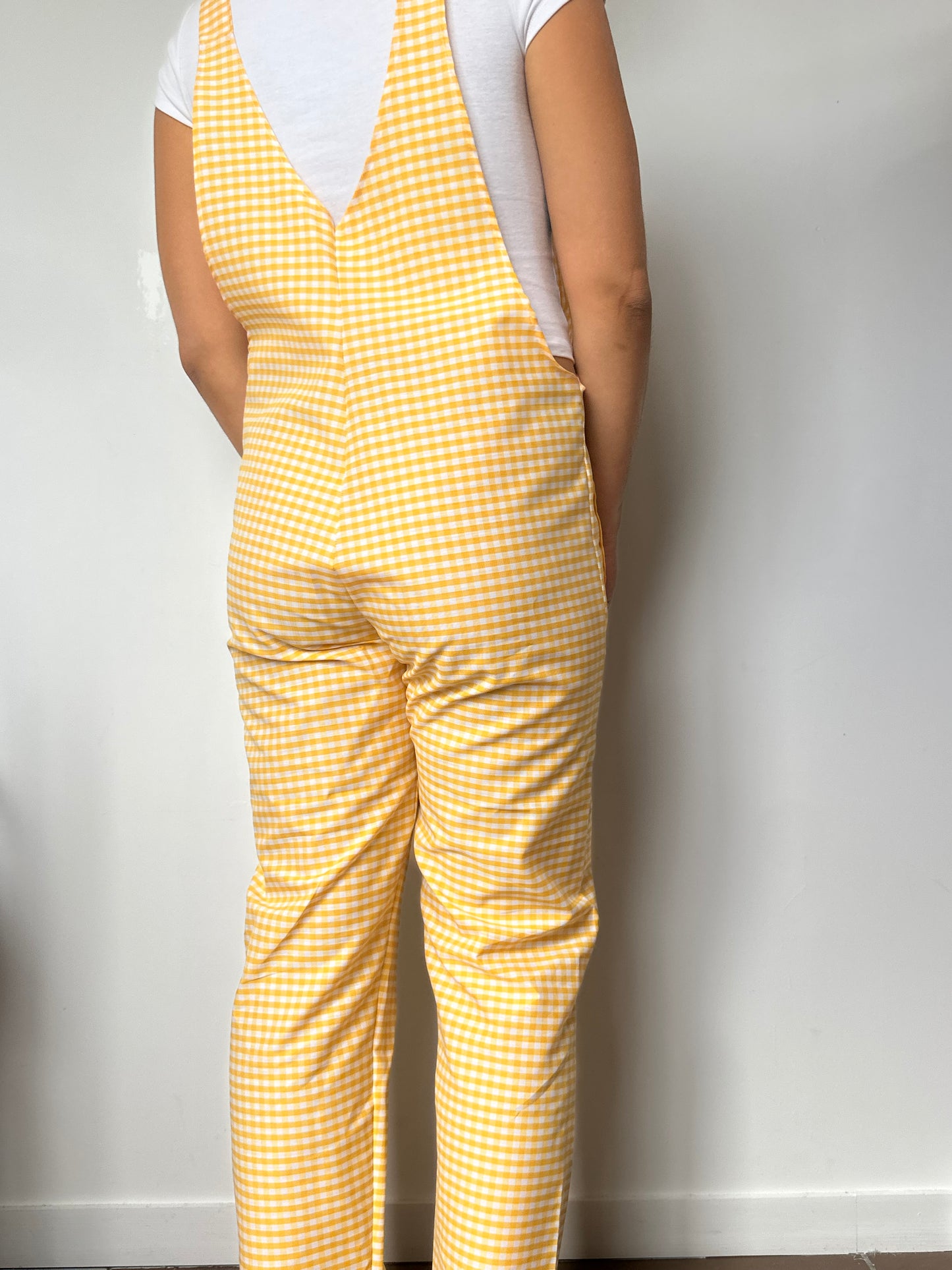 Salopette Vichy Jaune