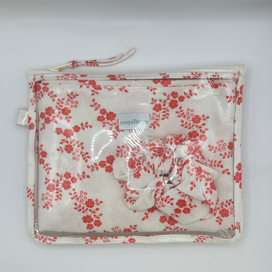 Pack de plage Fleurs Rouge