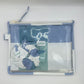 Pack de plage Carreaux Bleu