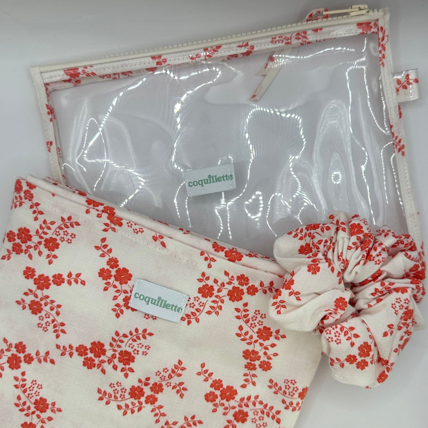 Pack de plage Fleurs Rouge