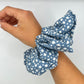 Grand Chouchou Bleu Fleurs