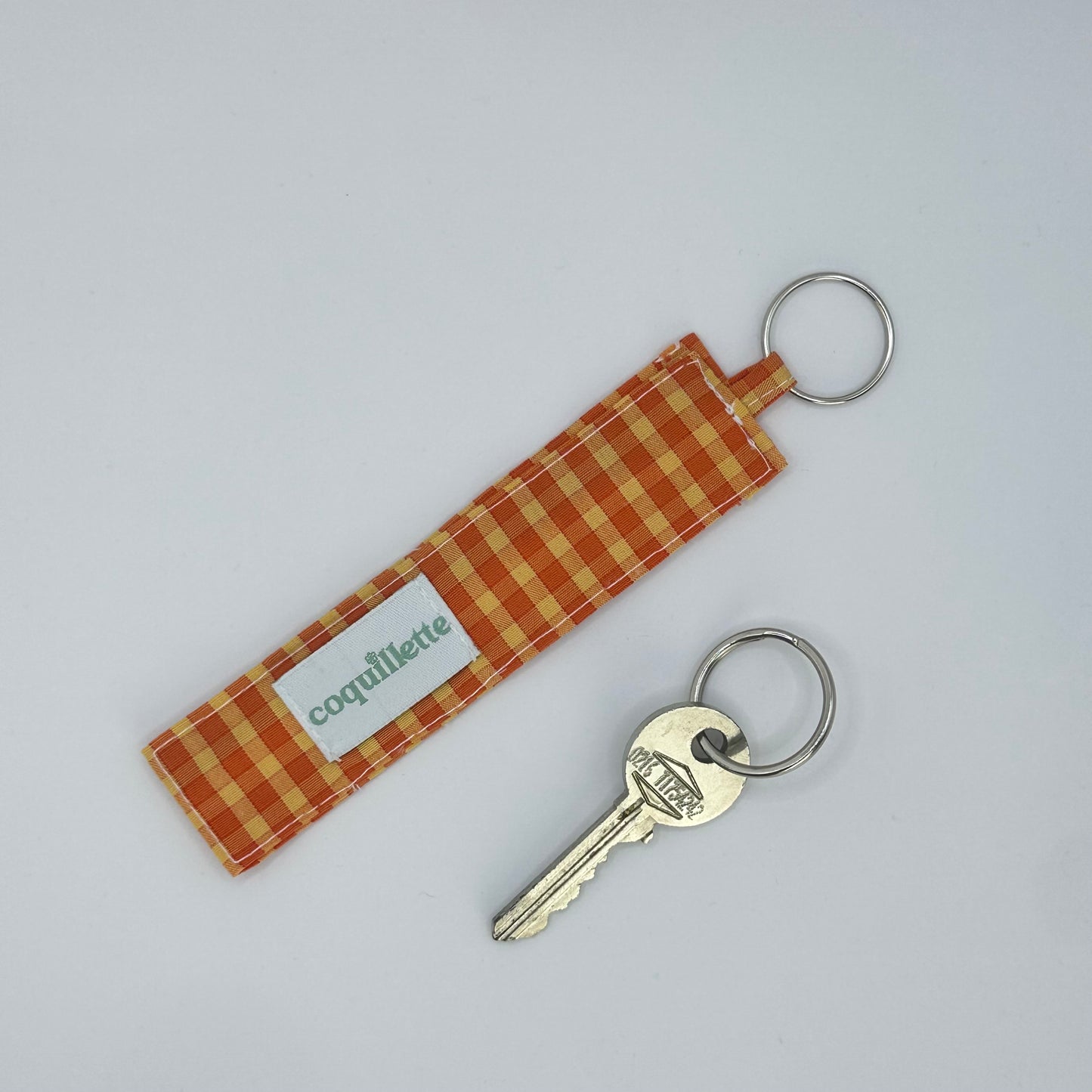 Porte Clé Orange Jaune
