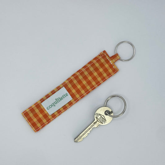 Porte Clé Orange Jaune