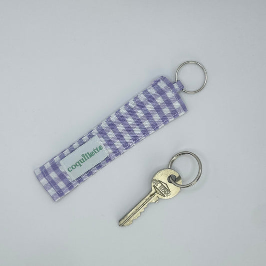 Porte Clé Vichy Violet