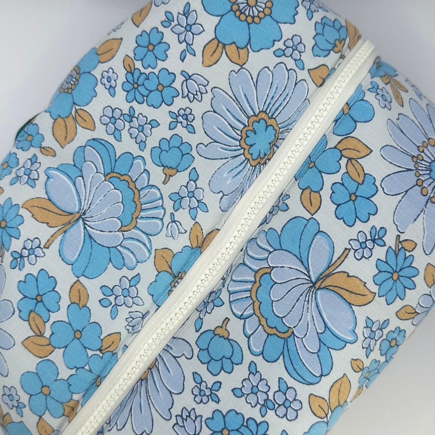 Trousse de toilette Fleurs Bleu