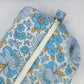 Trousse de toilette Fleurs Bleu