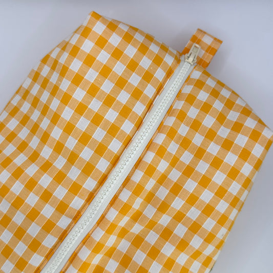 Trousse de toilette Vichy Jaune