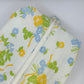 Trousse de toilette Fleurs Orange Bleu