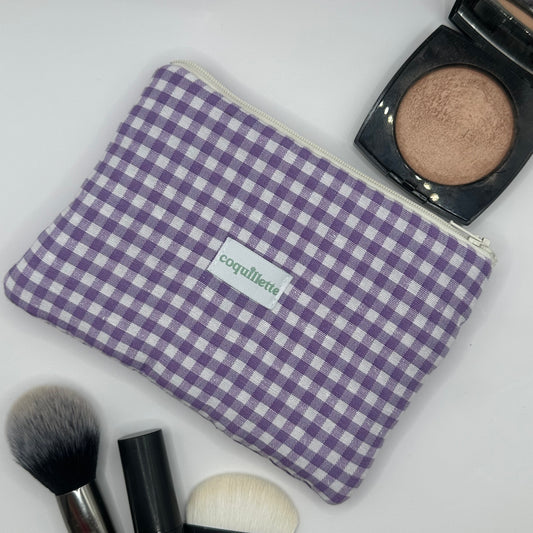 Pochette Vichy Violet