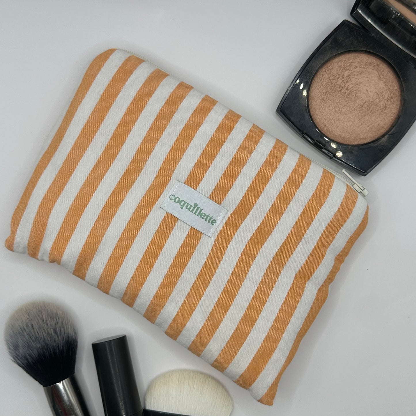 Pochette Rayé Orange