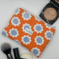 Pochette Orange Fleurs