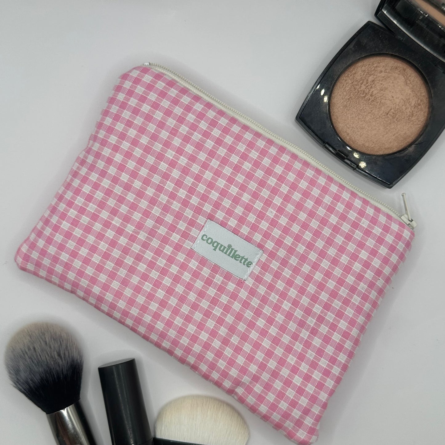 Pochette Vichy Rose