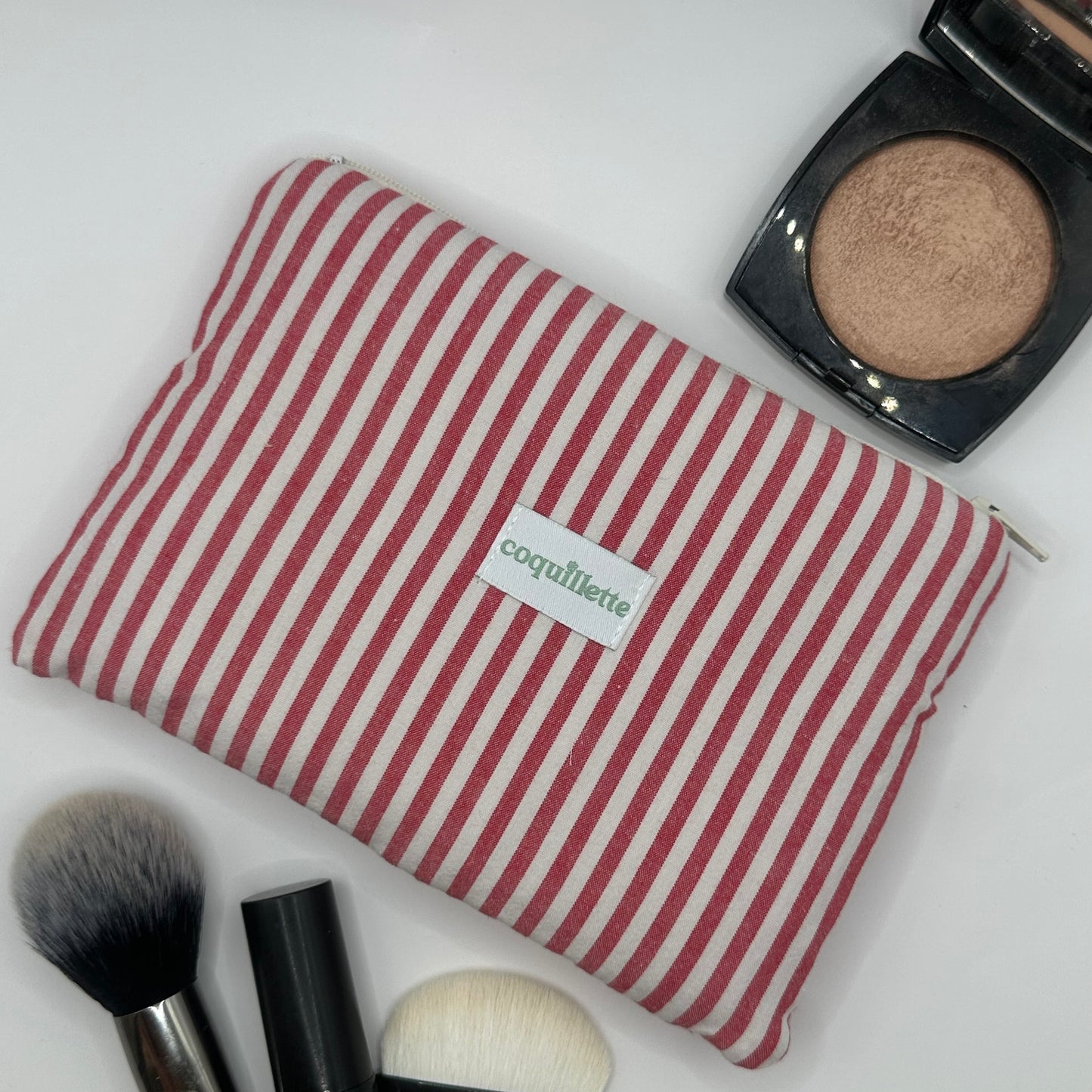 Pochette Rayé Rouge