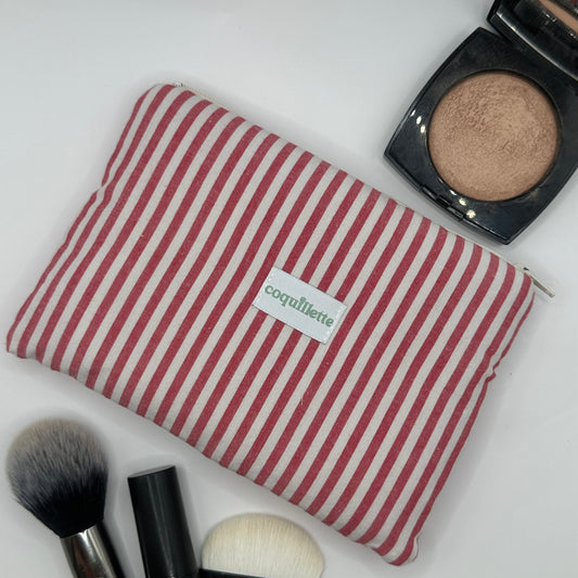 Pochette Rayé Rouge