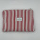 Pochette Rayé Rouge