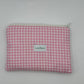 Pochette Vichy Rose