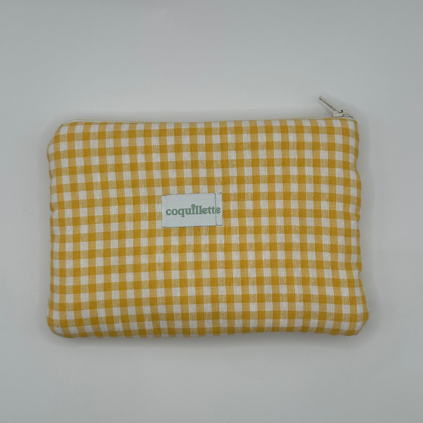 Pochette Vichy Jaune