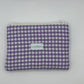 Pochette Vichy Violet