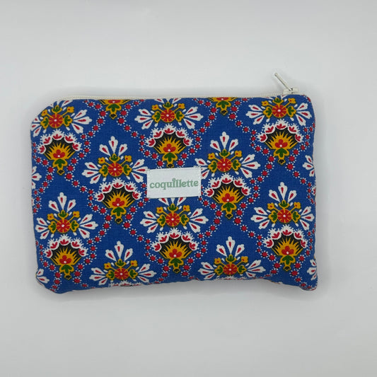 Pochette Bleu Motifs