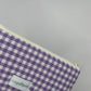 Pochette Vichy Violet
