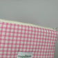 Pochette Vichy Rose
