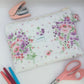 Grande Pochette Fleurs Lila