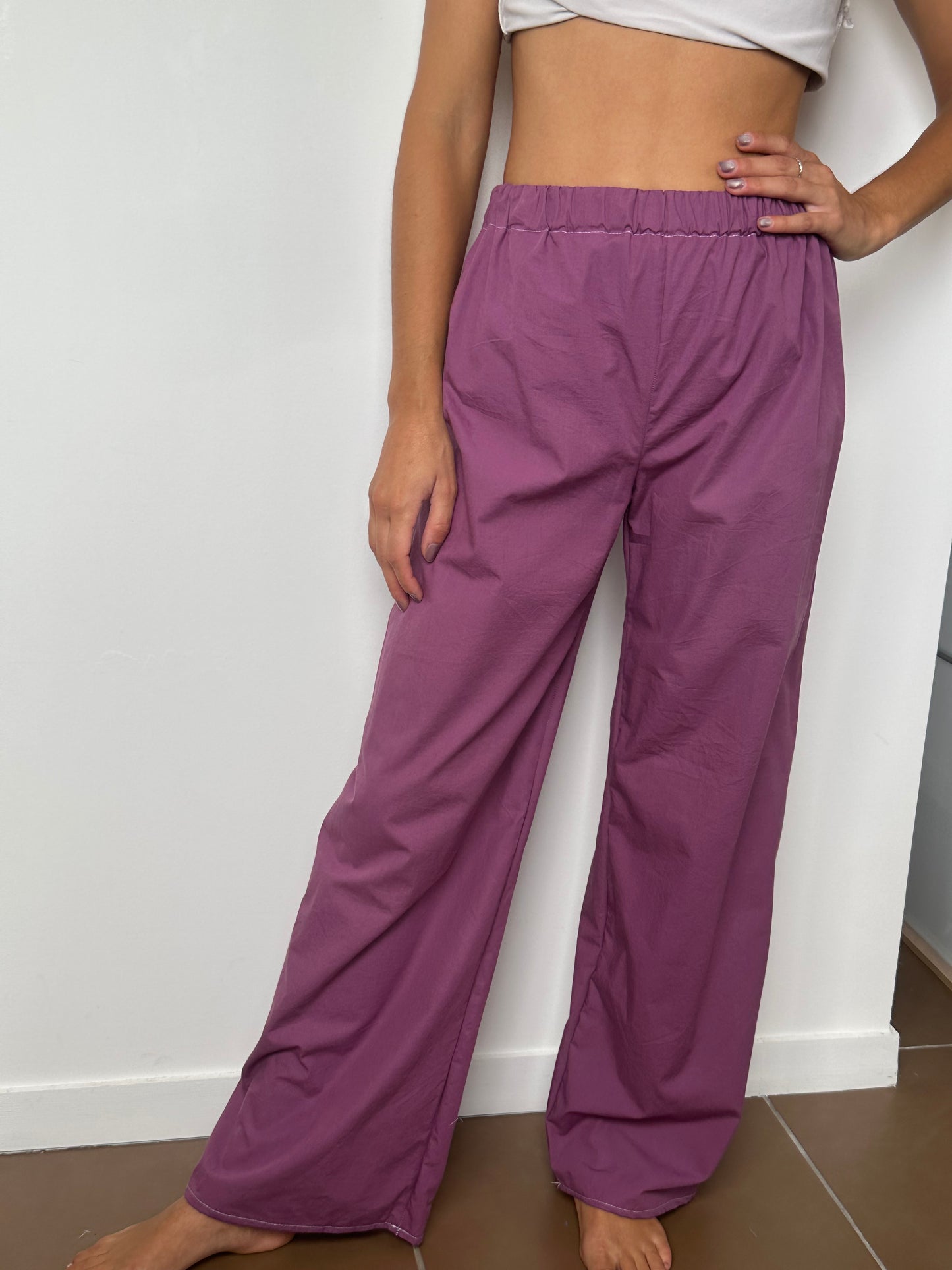 Pantalon Uni violet
