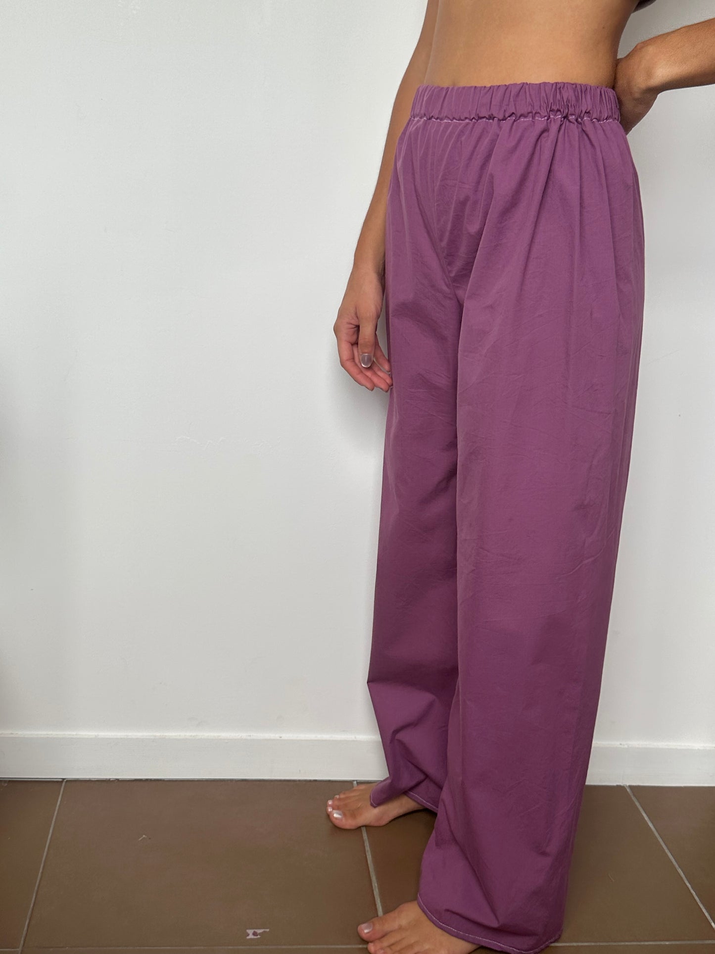 Pantalon Uni violet