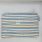 Grande Pochette Bleu Rayée