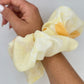 Grand Chouchou Fleurs Jaune Orange
