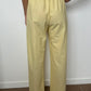 Pantalon Uni Jaune