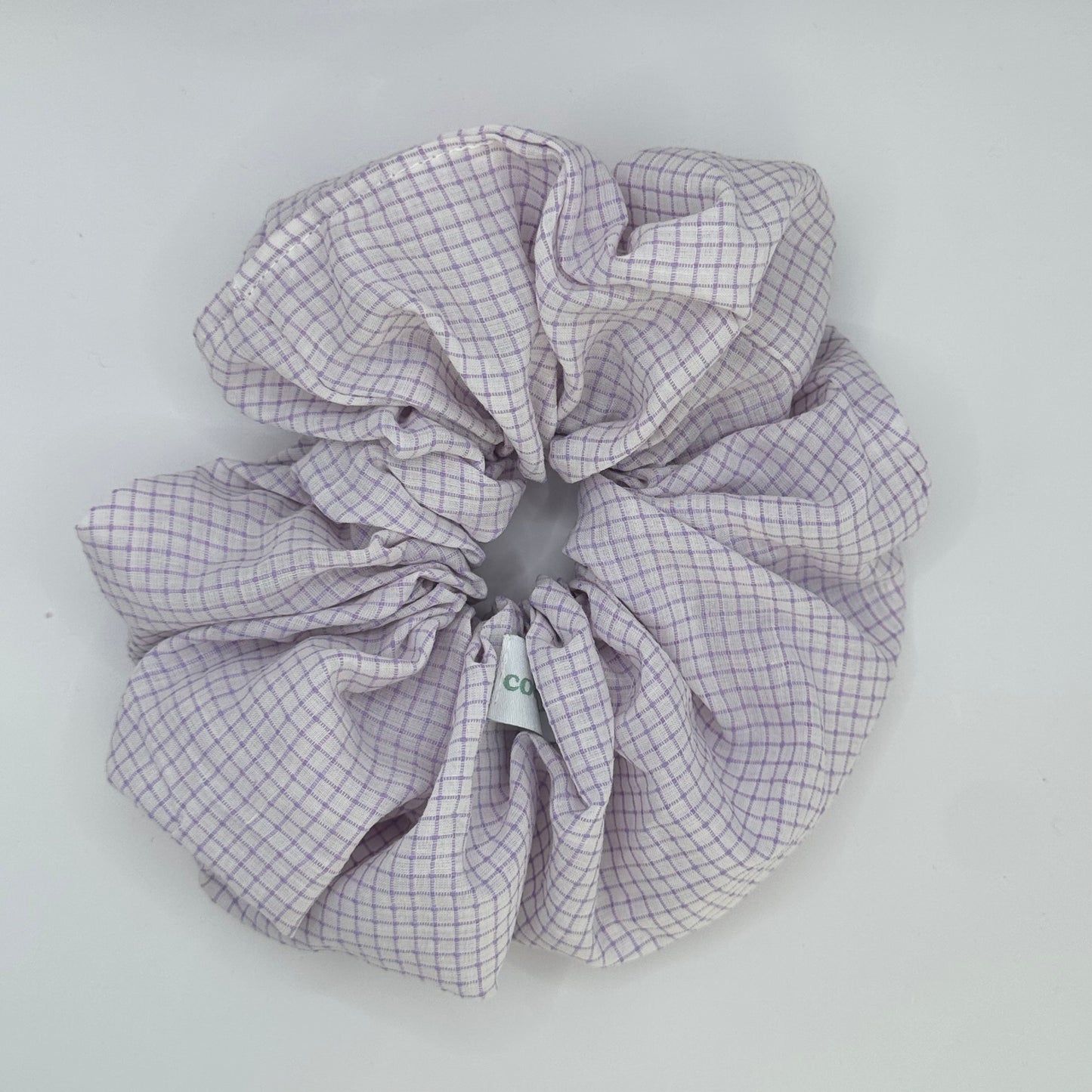 Grand Chouchou Carreaux Violet