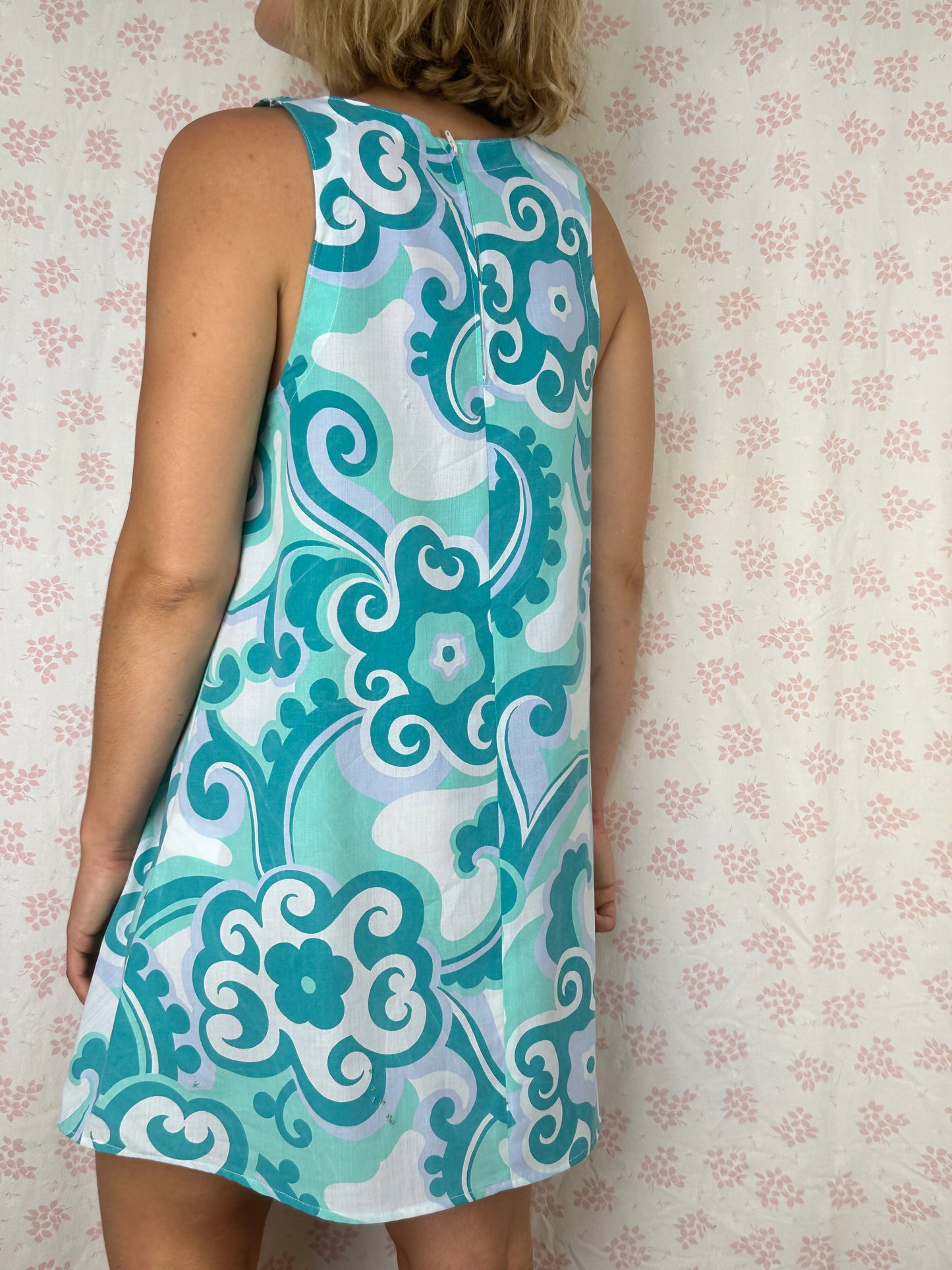 Robe Col Turquoise