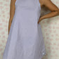 Robe Col Vichy Violet