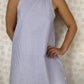 Robe Col Vichy Violet