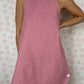 Robe Col Vichy Rouge