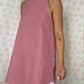 Robe Col Vichy Rouge