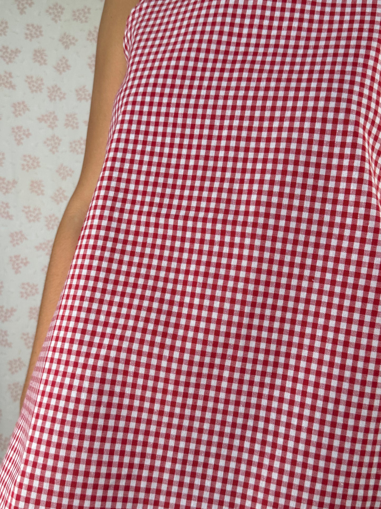 Robe Col Vichy Rouge
