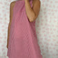 Robe Col Vichy Rouge