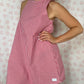 Robe Col Vichy Rouge