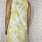 Robe Col Fleurs Vert