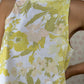 Robe Col Fleurs Vert